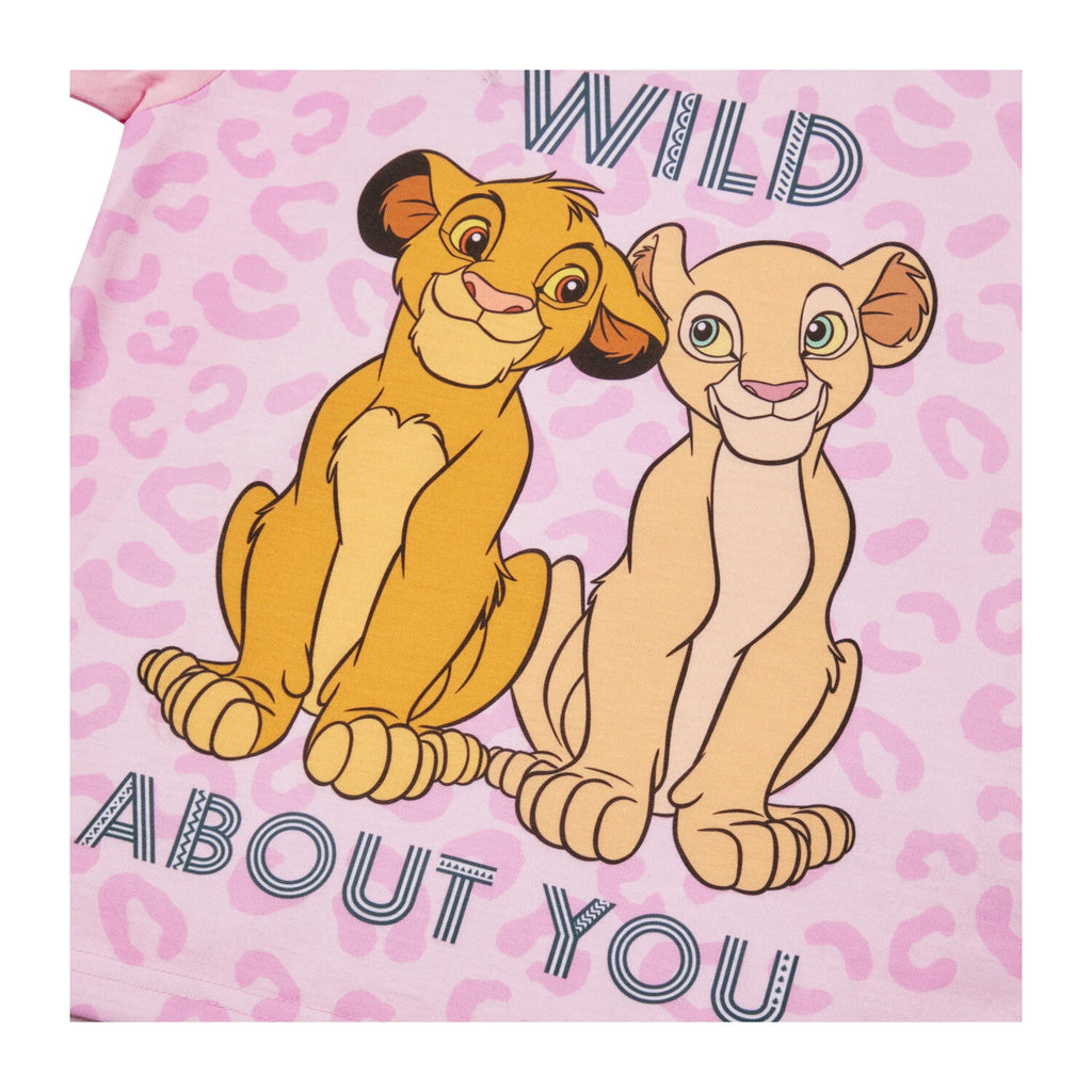 Disney The Lion King Girls Pyjamas Simba Pjs, Official Lion King Merchandise