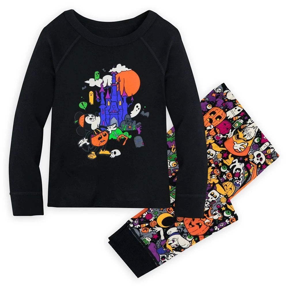 New Disney Store Mickey Mouse & Friends Halloween Pajama Set for Boys U pick