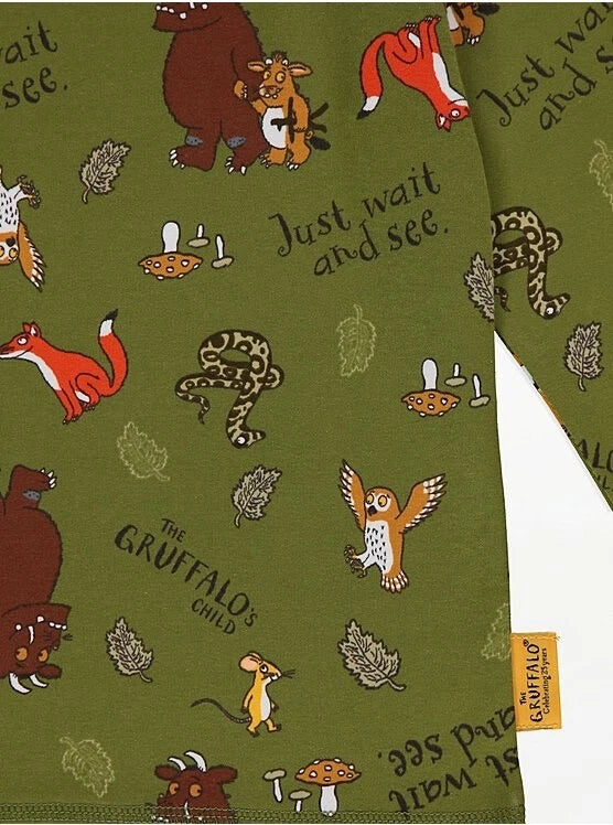 George Boys Gruffalo's Child Khaki Pyjamas 3-4 Years Gruffalo & Friends New