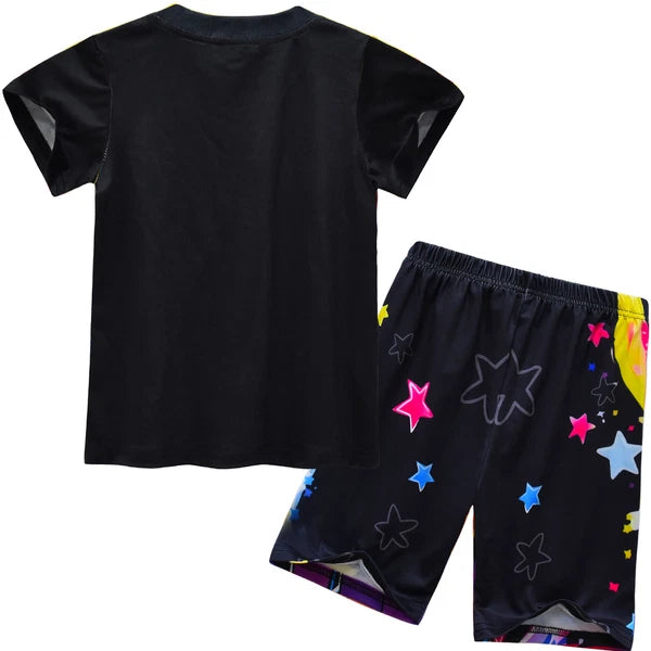 New Children's CatNap Smile Animal Clothing T-shirt Pants Pajama Set Gift