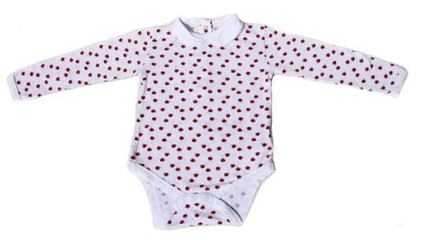 Set of 4 Baby Body Organic Cotton Pajamas Romper Toddler 0-24 Months Golden-