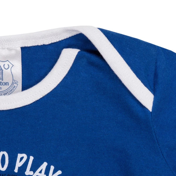Everton FC Baby Pyjamas Long Boys Kids Official Football Gift