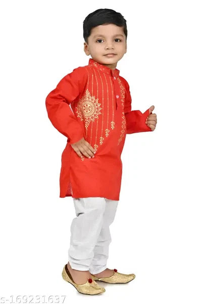 Indian Kids boys Pure Cotton Kurta  Punjabi & Pyjama set