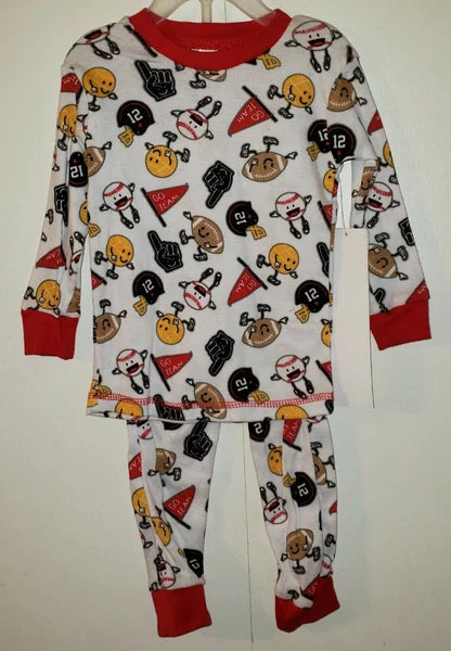 Swiggles 2-piece Long-Sleeve Sports Pajama Set Infant Boys