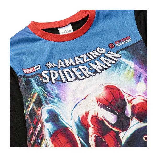 Spiderman Boys Long Pyjamas, PJs Ages 2 Years to 12 Years