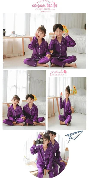 1Set Spring Children's Clothing Sets LongSleeved Pants Clothes Kids Pajamas Set