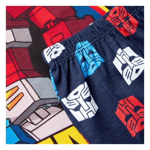 Transformers Boys Pyjamas, Optimus Prime Short Pjs Set, Ages 3 to 8 Years Old