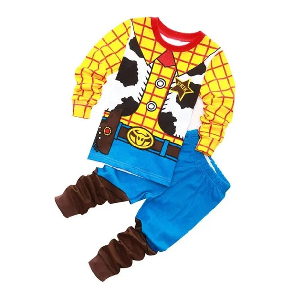 Children Costumes Cosplay Costume Sweatshirt and Pants Baby Pajama Set 2-piece