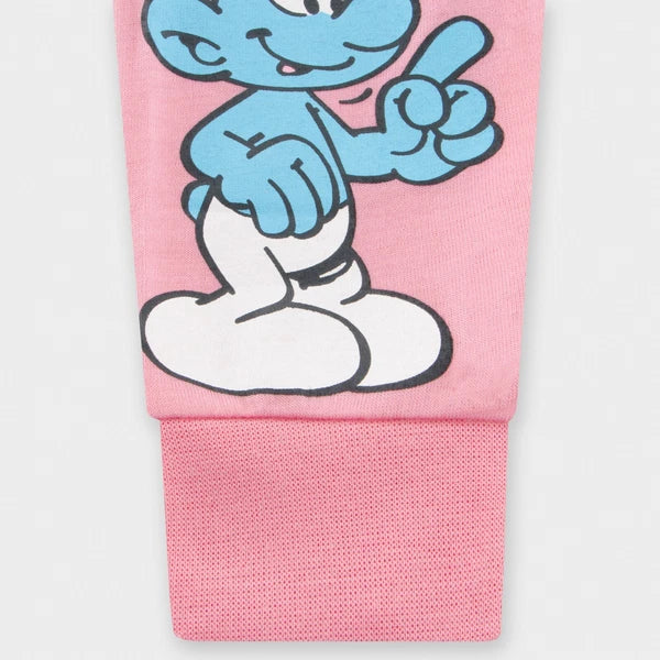 The Smurfs Pyjamas | Girls Smurfette Pyjamas | Long Sleeve Girls Pjs | Smurf Pjs