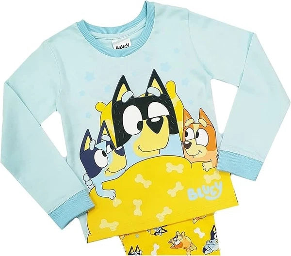 Girls Bluey Pyjamas Pjs Age 2-3 And 3-4 Years Bingo Bandit Pajamas