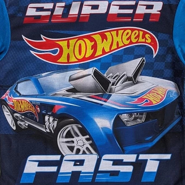 Boys Hot Wheels Pyjamas Cars 3-8 Years Long Sleeve Trouser Character PJs Gift