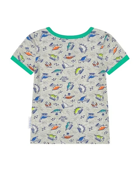 MAX & OLIVIA Baby Dinosaur Snug Fit Pajama, 3 Piece Set Green/ Gray PICK SIZE