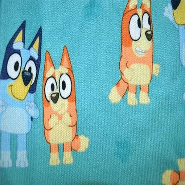 Bluey Polka Dot Toddler 2-Piece Pajamas Set Blue