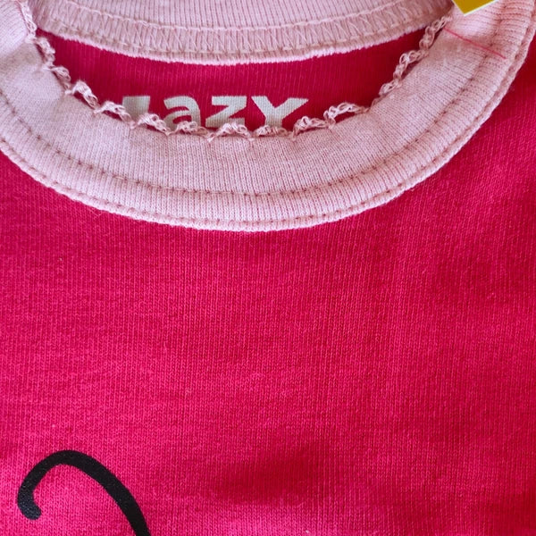 Lazyone Kids Girls Pyjama Set Summer Short Sleeve PJ Set Nightwear Cotton D174