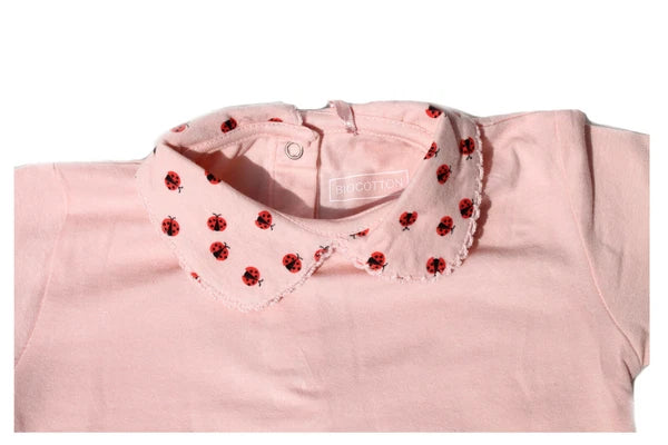 Set of 4 Baby Body Organic Cotton Pajamas Romper Toddler 0-24 Months Golden-