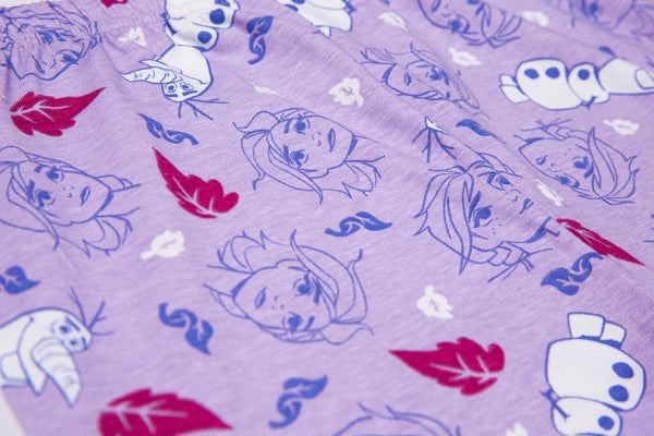 Official Girls Disney Frozen II Pyjama Anna Elsa Olaf Premium PJs Sleepsuit Set