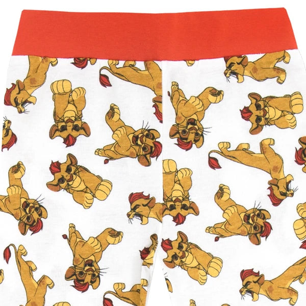 Lion Guard Snug Fit Pyjamas Kids Boys Toddler 2-8 Years PJs Long Pyjamas White