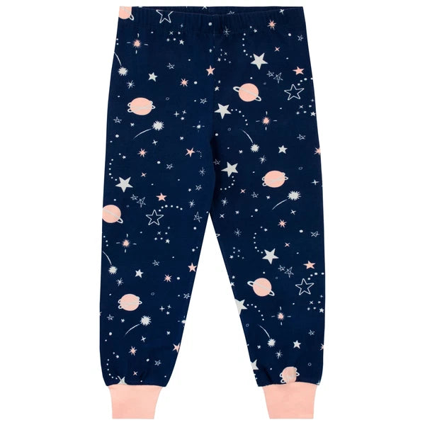 Moon Pyjamas Kids Girls 3 4 5 6 7 8 9 10 11 12 Years PJs Nightwear Sleepwear