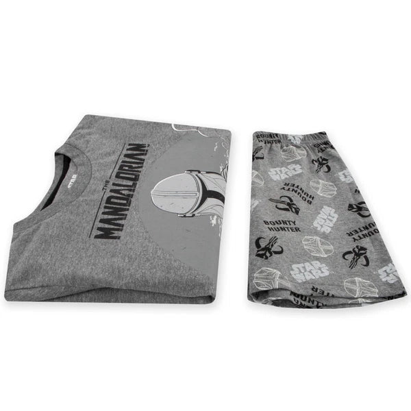 Boys Star Wars Pyjamas | Kids The Mandalorian Short Pyjamas | Kids Mando PJs