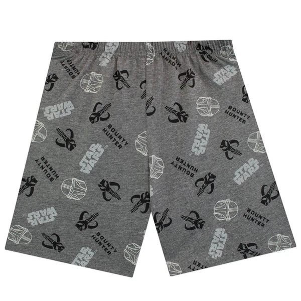 Boys Star Wars Pyjamas | Kids The Mandalorian Short Pyjamas | Kids Mando PJs