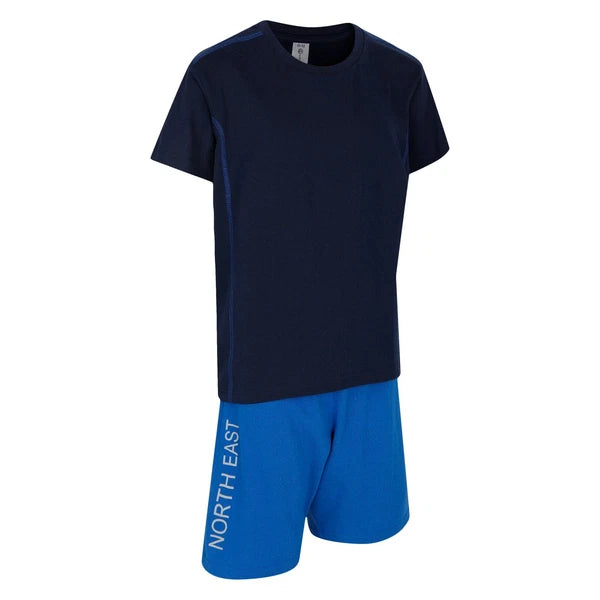 Boys 2 Pack Short Pyjamas Nightwear PJ Sets Twin Pack 9 to 16 Years #NorthEast