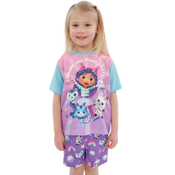 Gabbys Dollhouse Pyjama Set | Girls Short Pyjamas | Gabbys Dollhouse Pjs