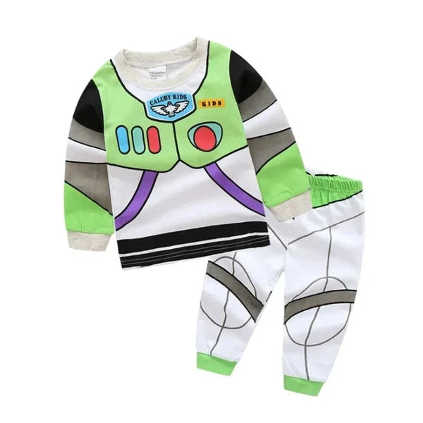 Children Costumes Cosplay Costume Sweatshirt and Pants Baby Pajama Set 2-piece