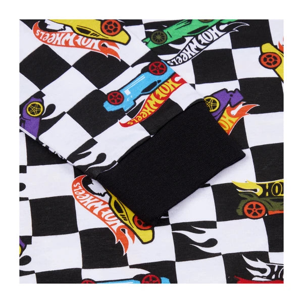 Hot Wheels Boys Pyjamas Racing Car Pjs Set, Official Hot Wheels Merchandise