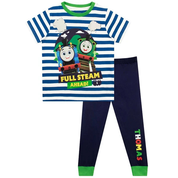 Thomas & Friends Pyjama Set Kids Boys 12-24 Months 2-8 Years Pyjamas Stripes