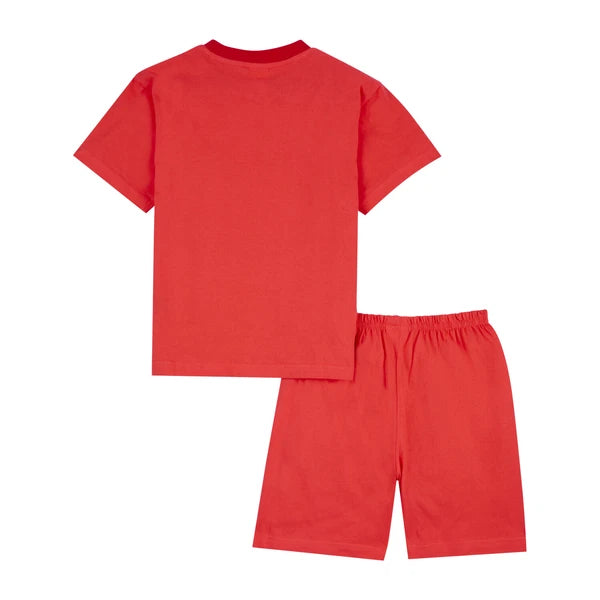 Arsenal F.C. Boys Pyjamas, AFC T-Shirt and Shorts PJs Set, Official Merchandise