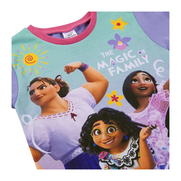 Disney Encanto Girls Short Pyjamas, Mirabel Pjs, Ages 3 to 10 Years Old