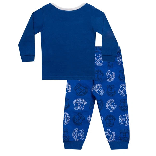 Everton FC Baby Pyjamas Long Boys Kids Official Football Gift