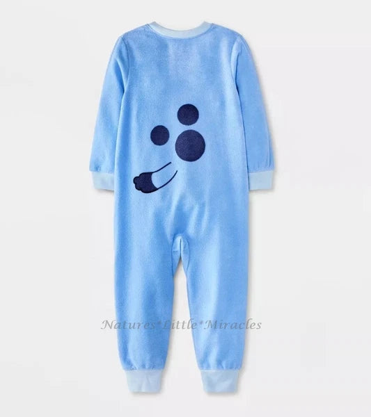 Bluey Pajamas Boys Girl Union Suit Costume Toddler 2 3 One Piece Blanket Sleeper
