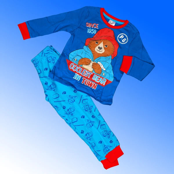 Boys Paddington Cotton Pyjamas  Age 3 4 5 6 Years
