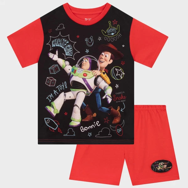 Disney Toy Story Pyjamas | Boys Toy Story Pjs | Buzz And Woody Short Pyjamas