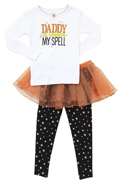 CARTER'S ~DADDY IS UNDER MY SPELL 3PC TUTU PAJAMA SET~ SZ 24M, 4T, SZ 4