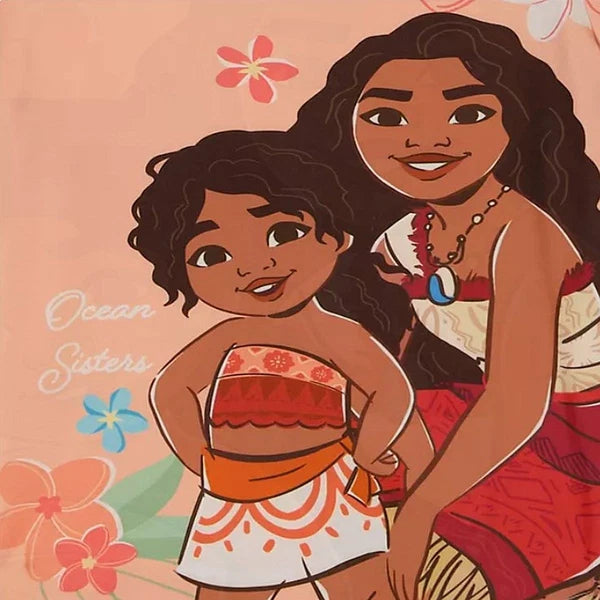 Disney Princess Moana and Simea Ocean Sisters Girl's Short-Sleeved Pajama Set