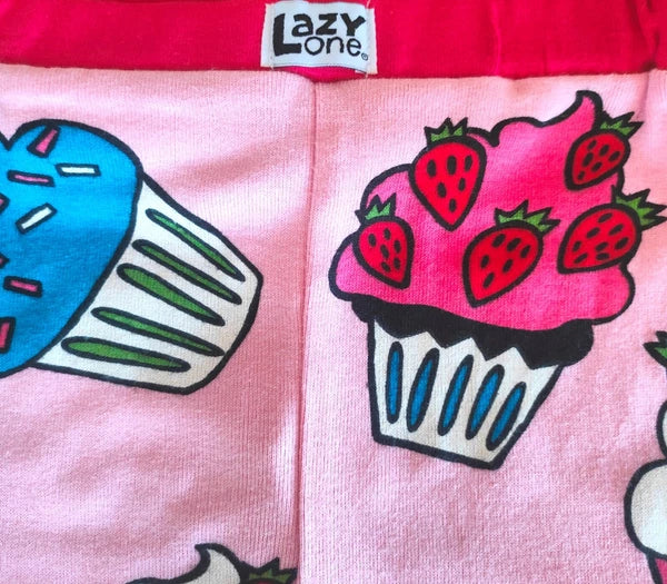 Lazyone Kids Girls Pyjama Set Summer Short Sleeve PJ Set Nightwear Cotton D174