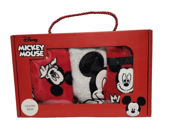 Disney Mickey Mouse Boys' Pyjama Set with Socks Comfortable Sleepwear