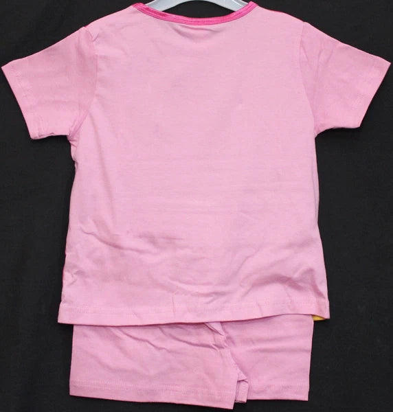 COCOMELON Girl's Pink Short Pyjamas/ Shorty PJs/ Summer PJs in Sizes 1-4 Years
