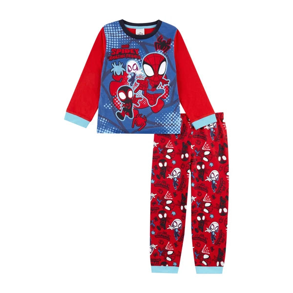 Spidey & His Amazing Friends Pyjamas | Boys Long PJ Set | Spiderman Pjs For Boys